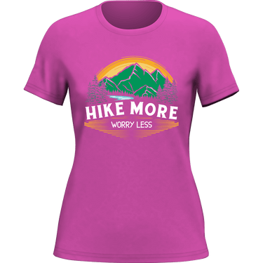 Hike More Worry Less T-Shirt for Women